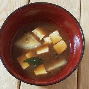 大根と豆腐の味噌汁